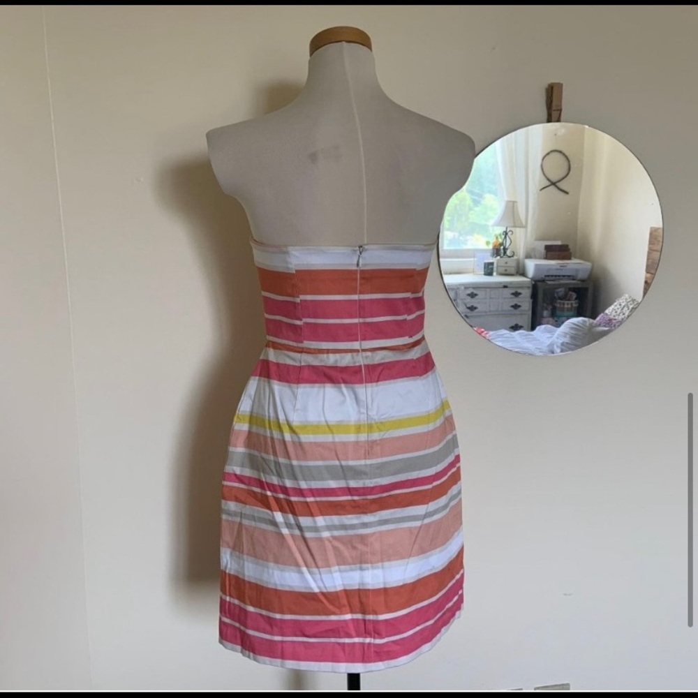 Hutch Striped Strapless Mini Dress Size 6